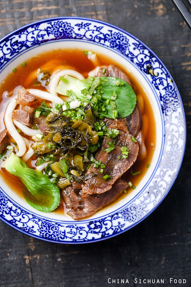 Beef shank noodles