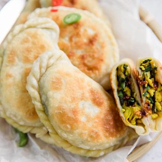 chive and egg dumplings |chinasichuanfood.com
