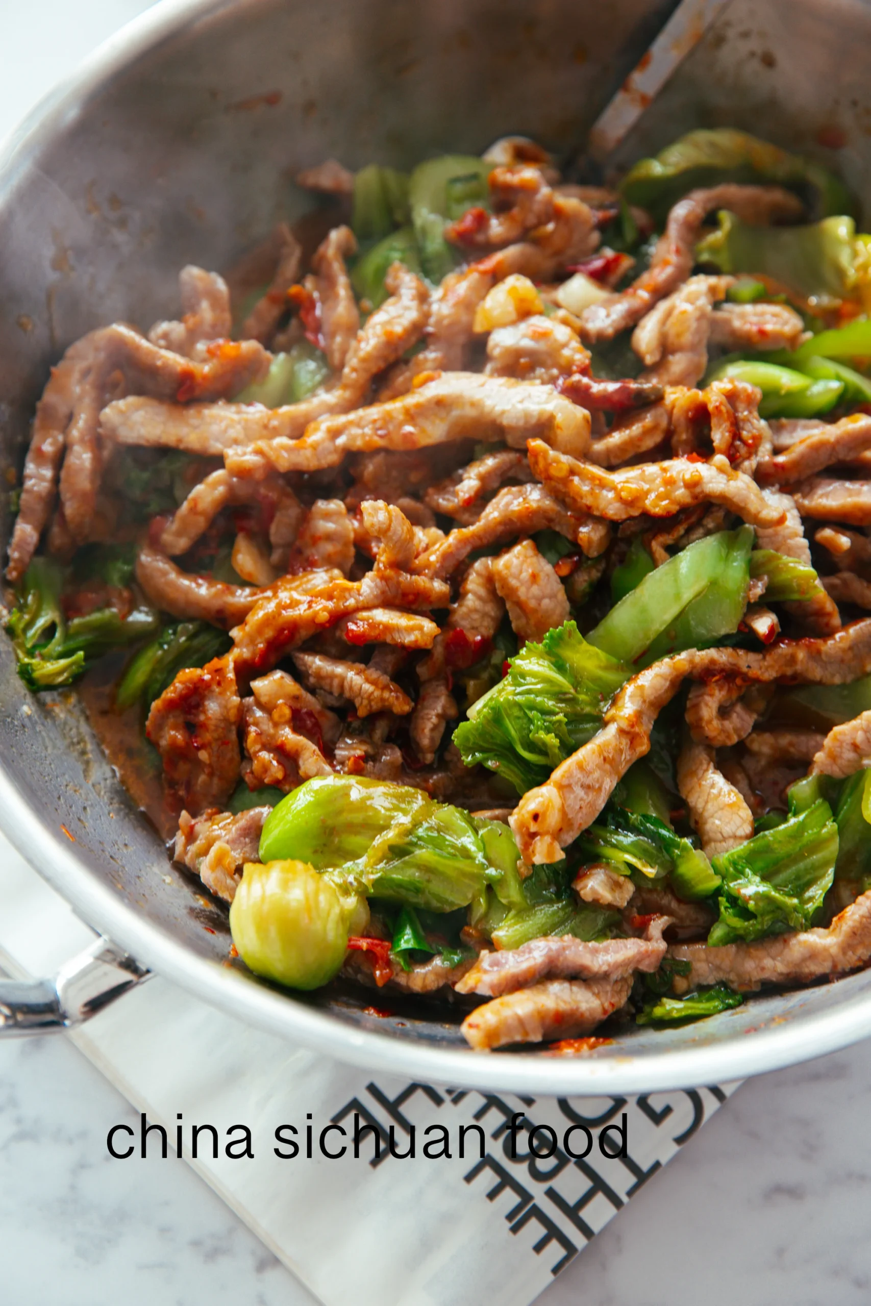 beef and mustard greens
