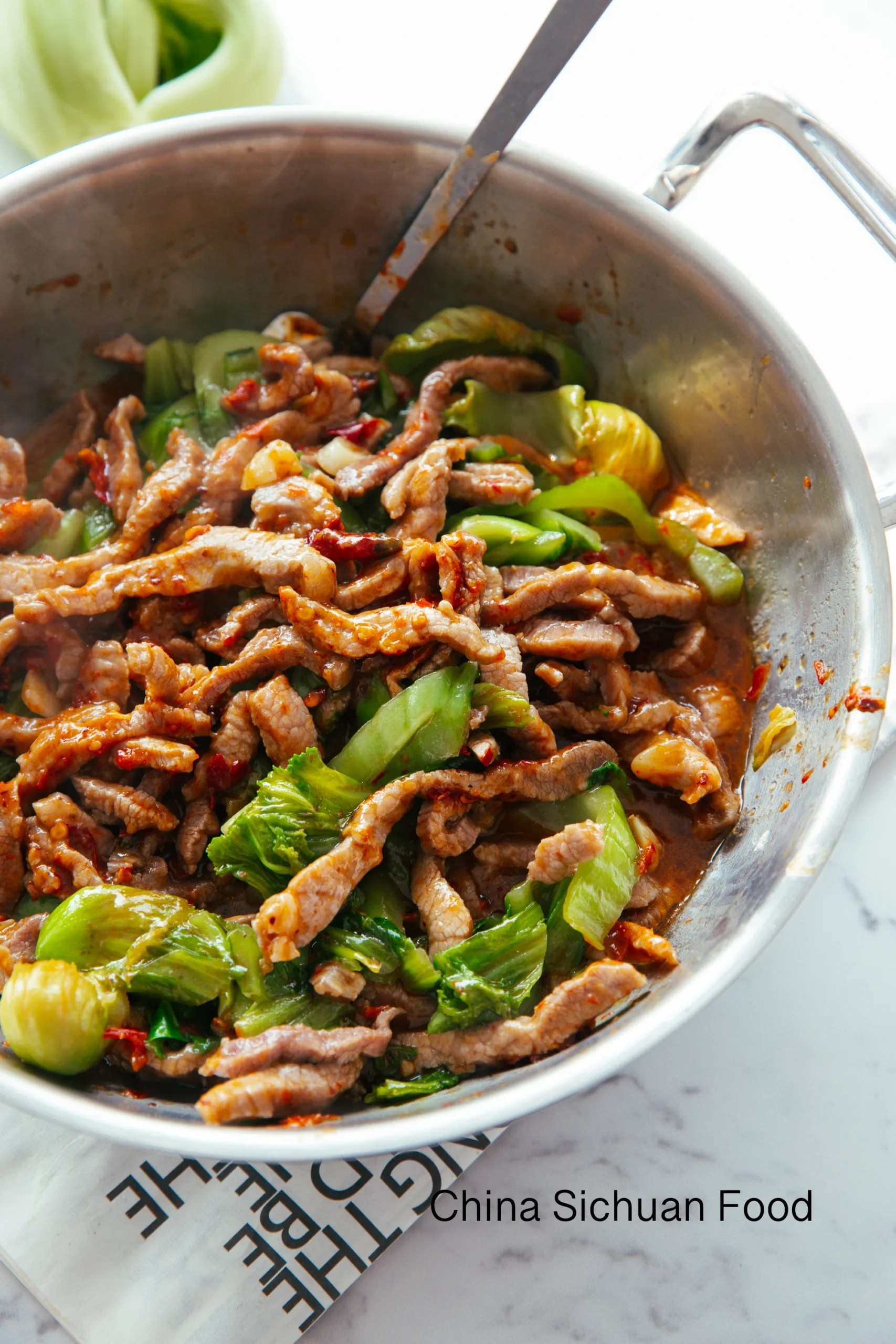 beef and mustard greens