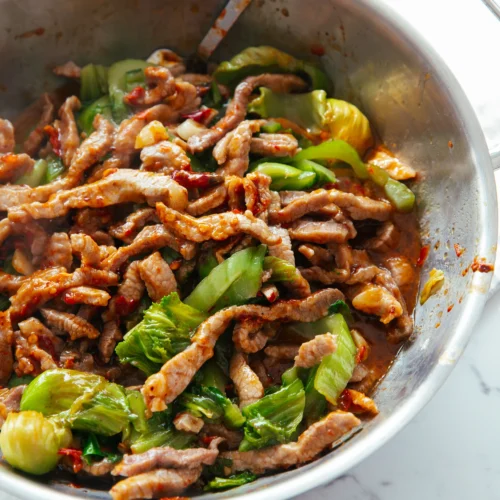 beef and mustard greens