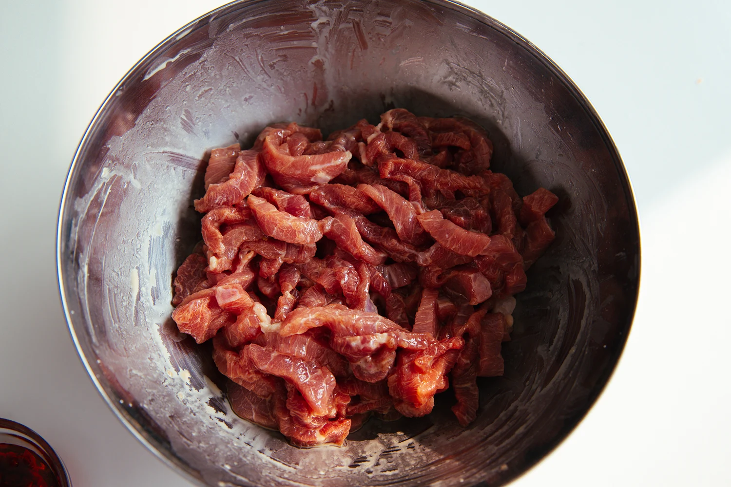 beef and mustard greens