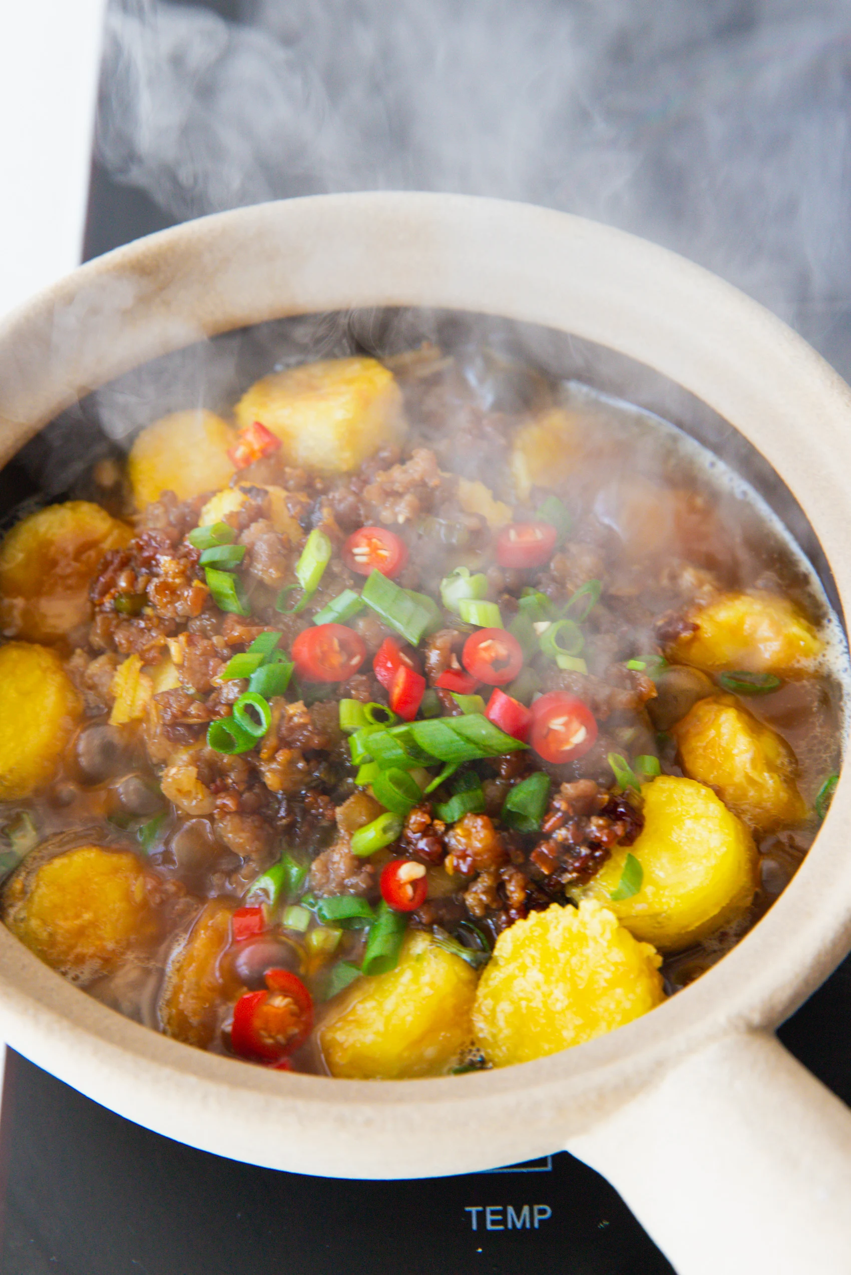 egg tofu with minced pork