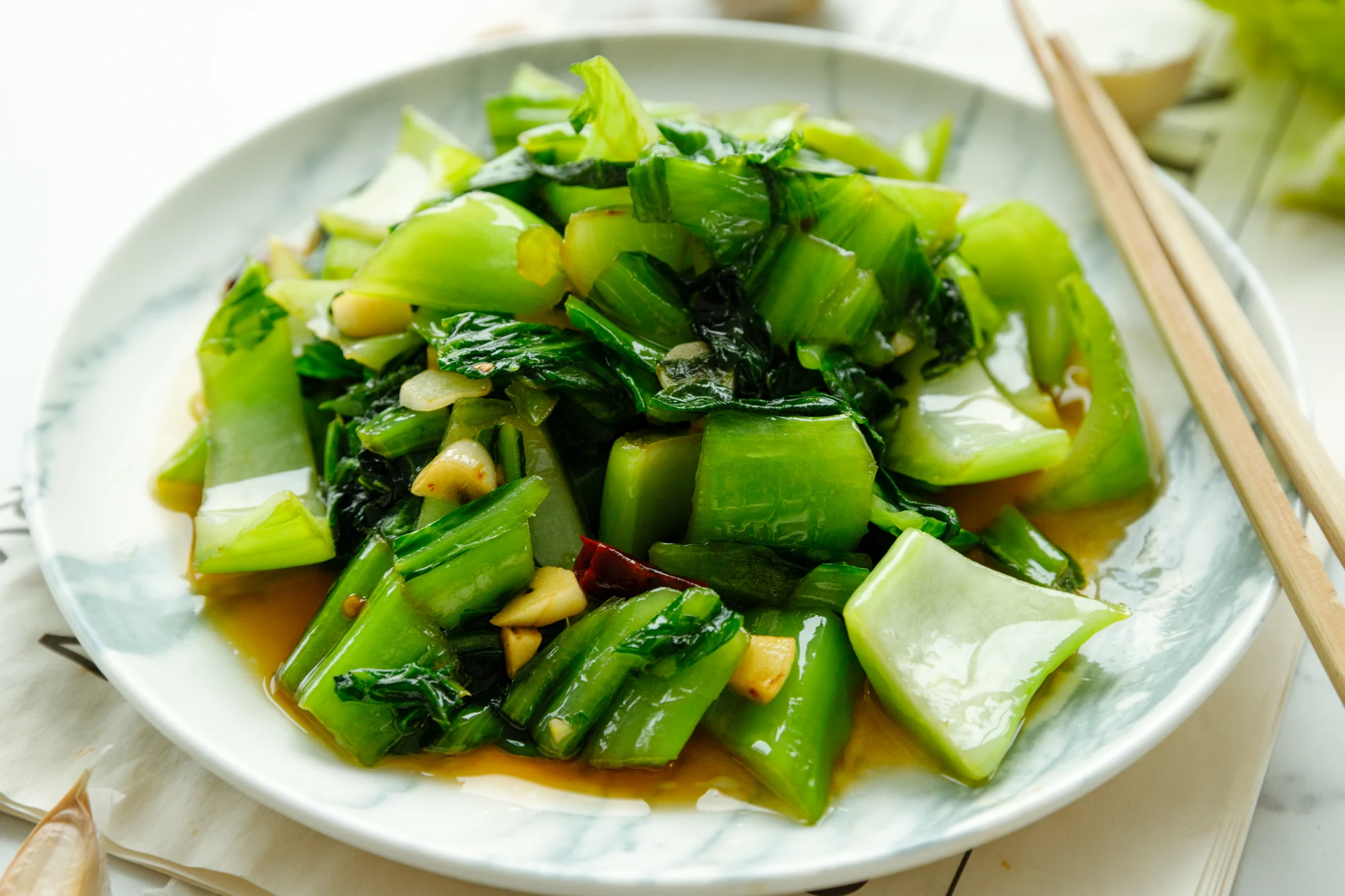 mustard greens stir fry
