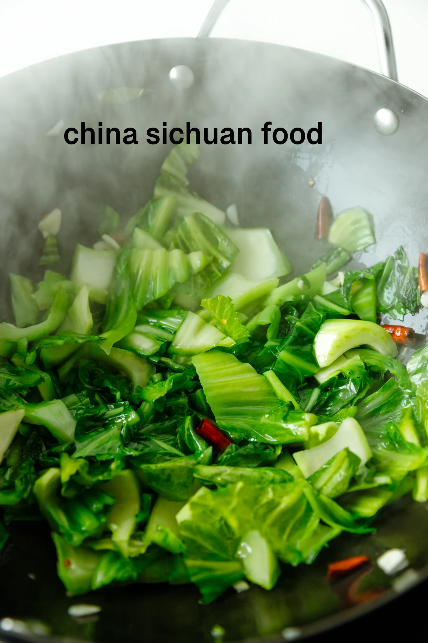mustard green stir fry