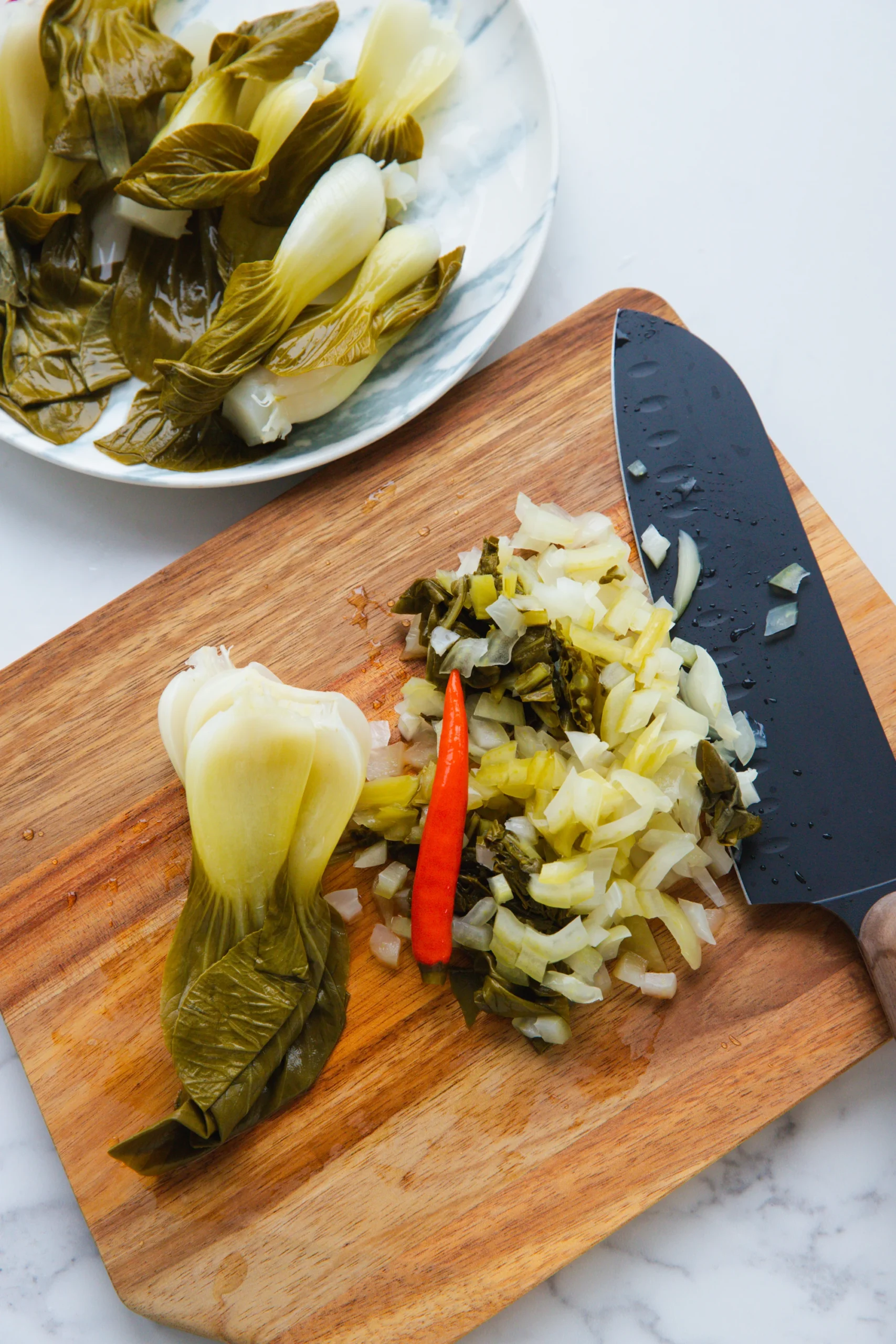 pickled bok choy