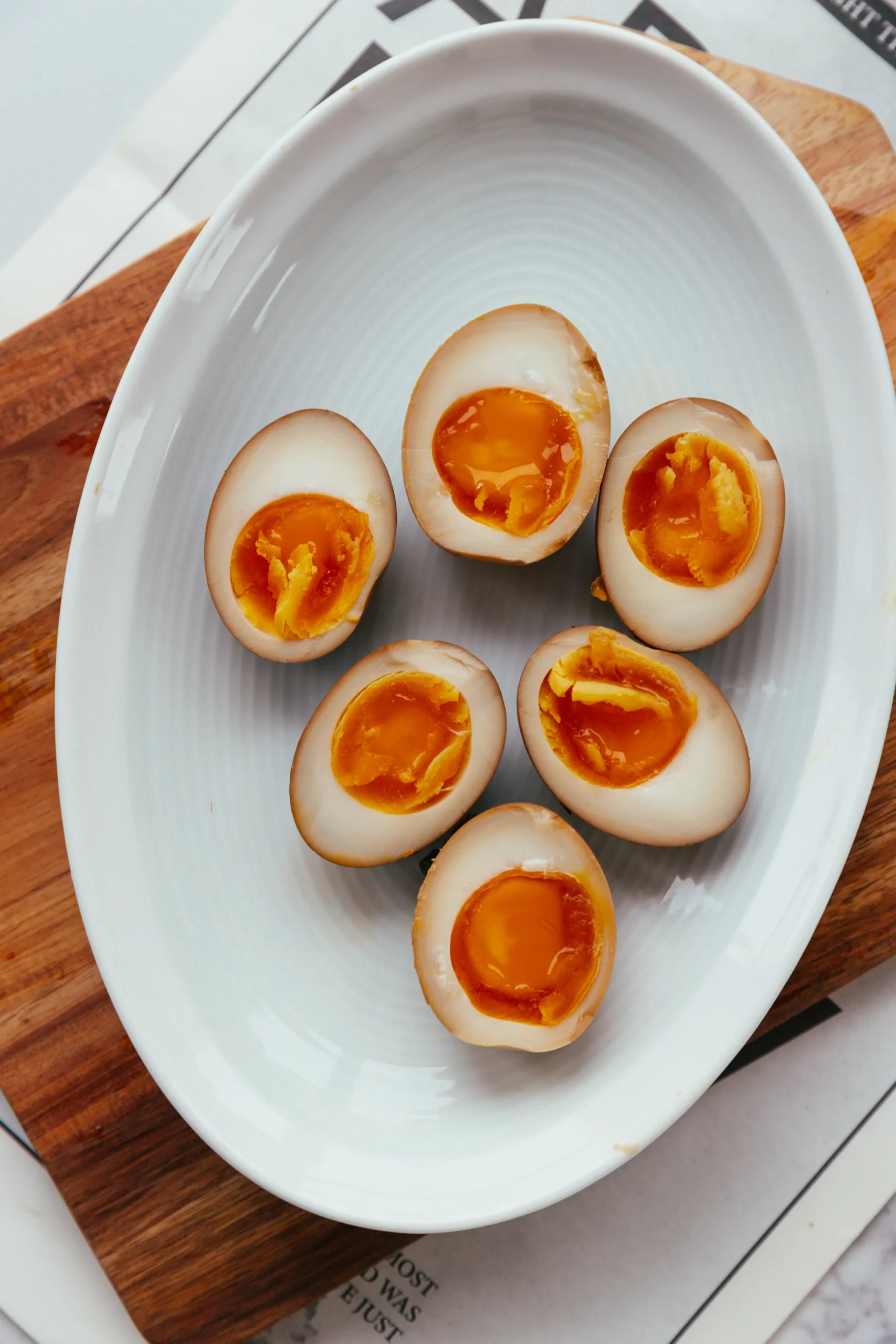 Chinese soy sauce eggs