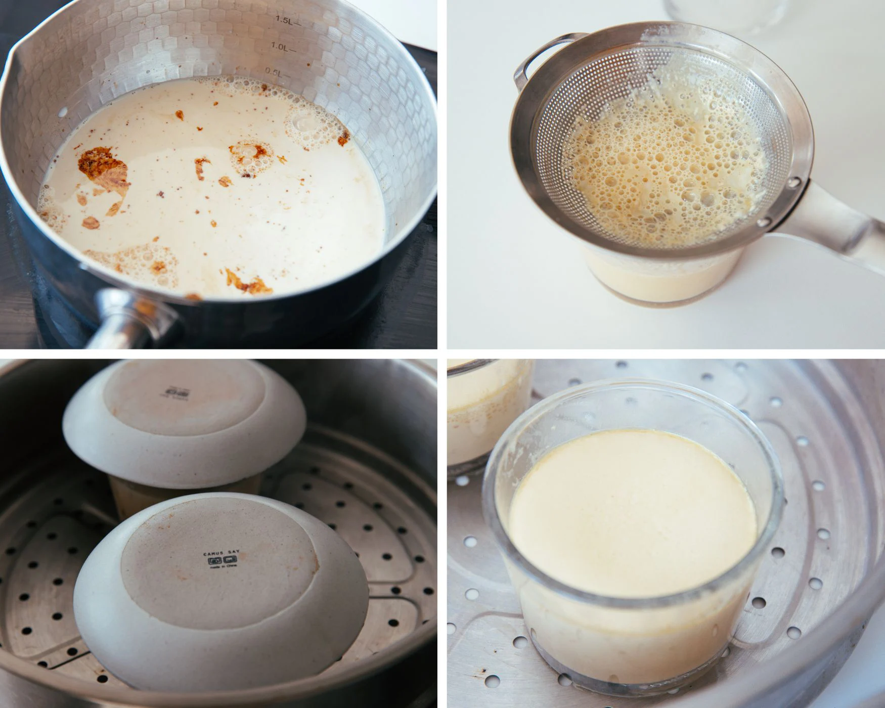 to make the steamed milk pudding | chinasichuanfood.com