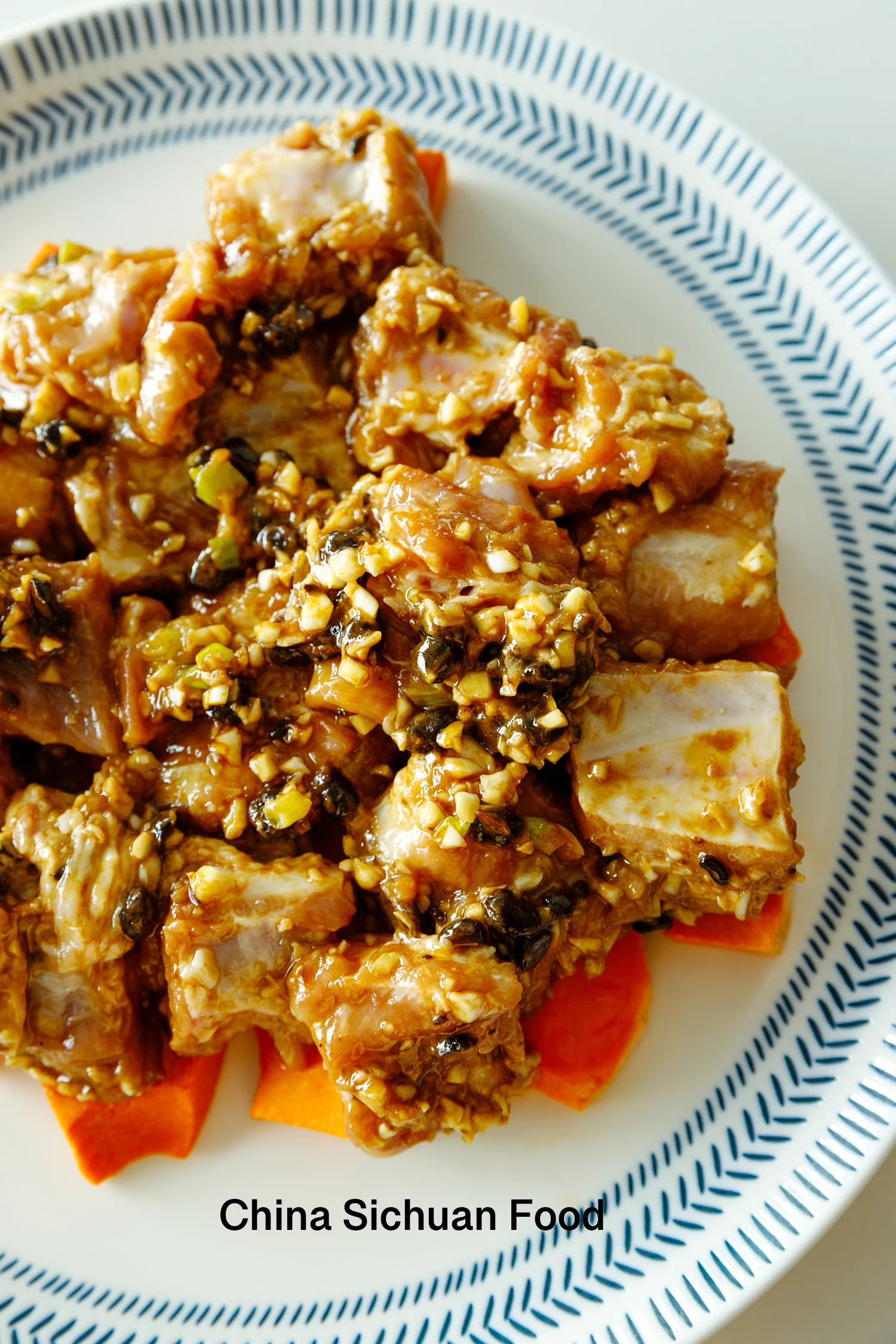 steamed ribs with pumpkin