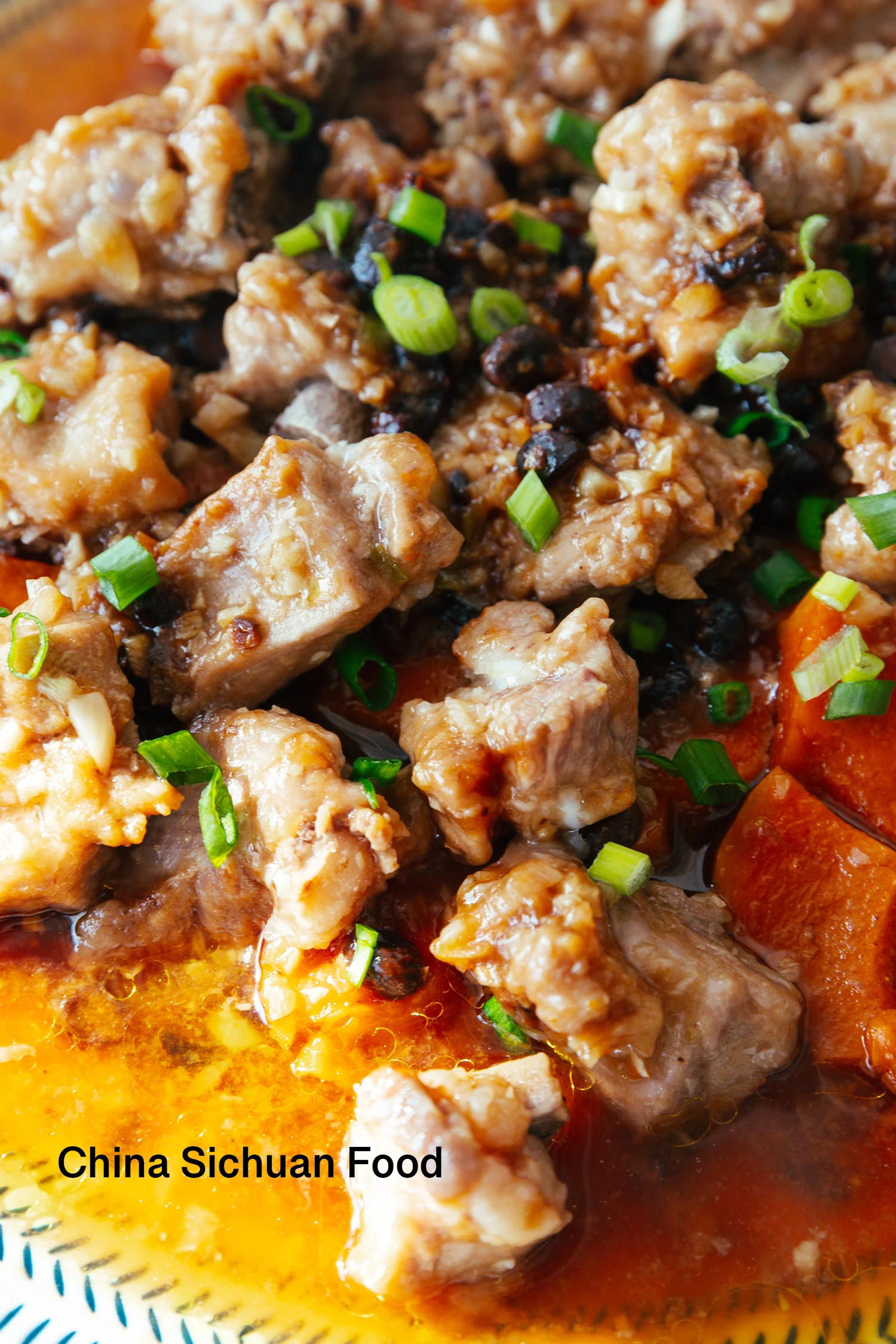 steamed ribs with pumpkin